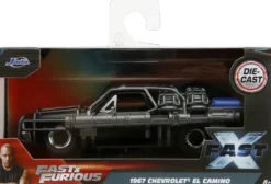 1/32 FAST AND FURIOUS 10 - VOITURE CHEVROLET EL CAMINO 1967 AVEC CAGE