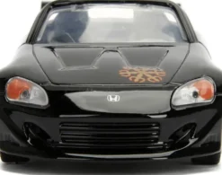 1/32 FASTAND FURIOUS - VOITURE 2001 HONDA S2000 FREE ROLLING NOIR BRILLANT