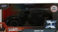 1/32 FAST AND FURIOUS 10 - VOITURE SUV AGENCY NOIR
