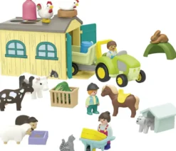 FERME AVEC TRACTEUR ET ANIMAUX - 71656