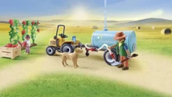 FERMIER AVEC TRACTEUR ET CITERNE - 71442