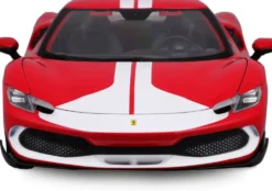 1/18 FERRARI - 296 GTB - ROUGE ET BLANCHE
