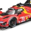1/18 FERRARI RACING - 499P LMH 2023 #51 - ROUGE