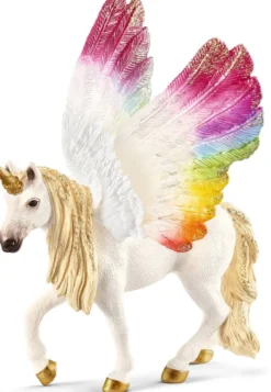 FIGURINE LICORNE AILEE ARC-EN-CIEL
