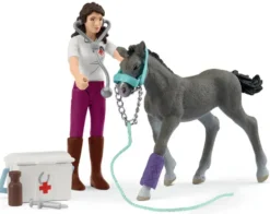 FIGURINE - MME KRAMER ET SON POULAIN