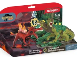 FIGURINE SAURIEN DE FEU VS LEZARD DE LA JUNGLE