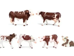 FIGURINES VACHES MARRON