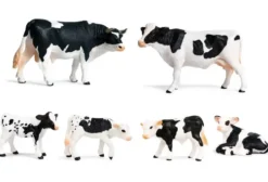 FIGURINES VACHES NOIRES