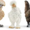 FIGURINE - TRIO DE POULES