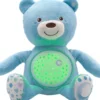 FIRST DREAMS - PELUCHE OURSON PROJECTEUR BABY BEAR BLEU