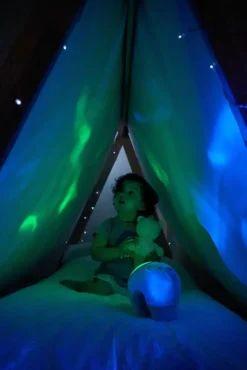 FIRST DREAMS - PROJECTEUR OURSON POLAIRE BLEU