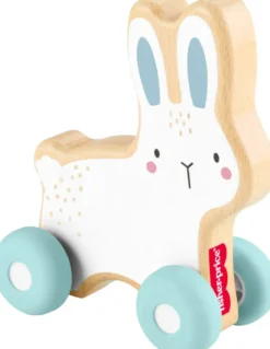 FISHER PRICE - LAPIN A POUSSER EN BOIS