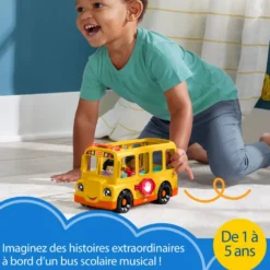 FISHER PRICE - LITTLE PEOPLE - BUS SCOLAIRE