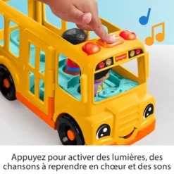 FISHER PRICE - LITTLE PEOPLE - BUS SCOLAIRE