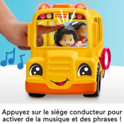 FISHER PRICE - LITTLE PEOPLE - BUS SCOLAIRE