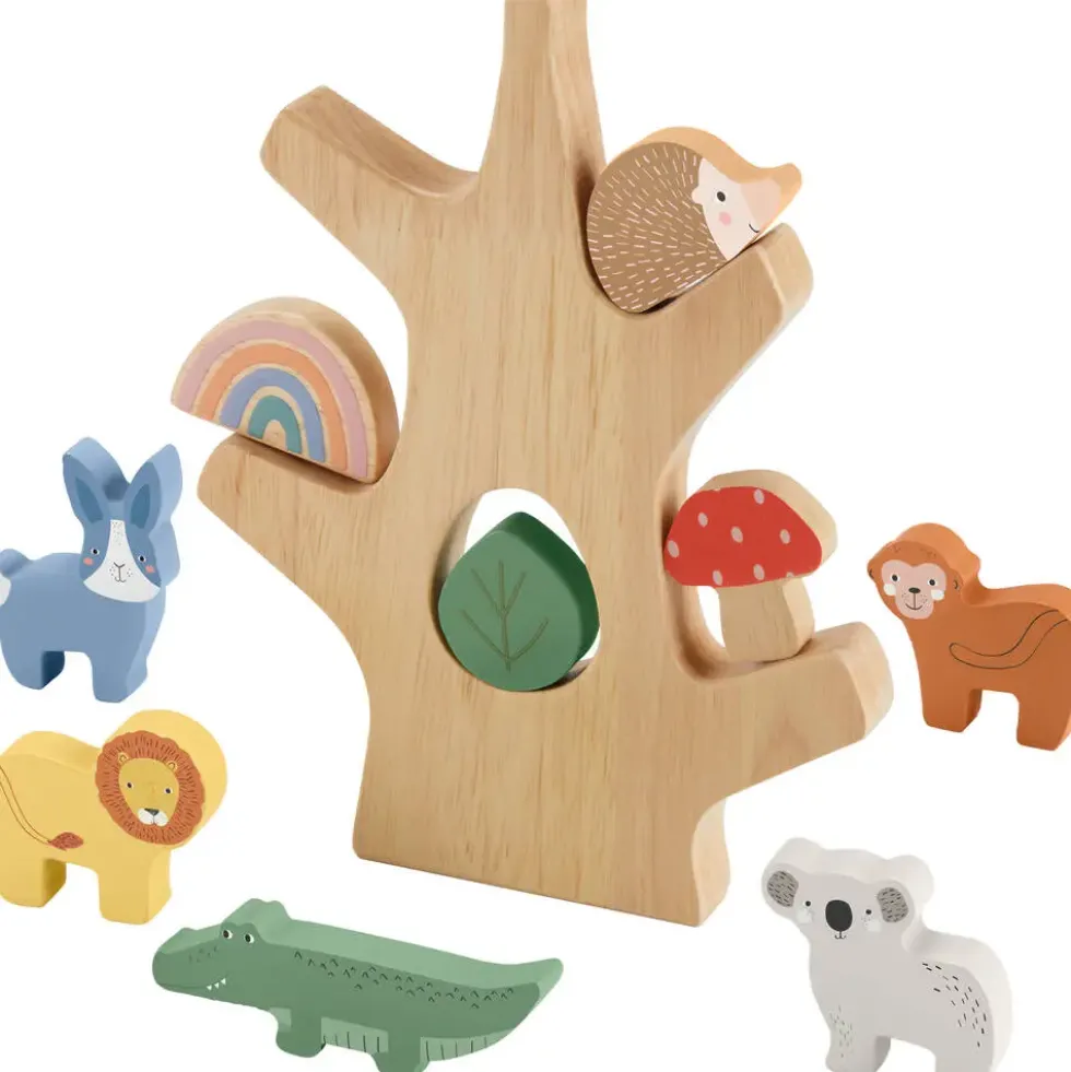 FISHER PRICE - WOODEN BALANCE TREE