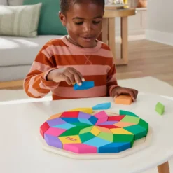 FISHER PRICE WOODEN PUZZLE MANDALA