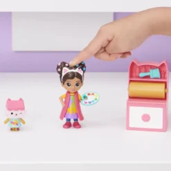 GABBY ET LA MAISON MAGIQUE - PACK 2 FIGURINES ET ACCESSOIRES STUDIO D'ART