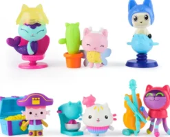 GABBY ET LA MAISON MAGIQUE- PACK FIGURINE CHAT + ACCESSOIRE