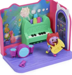 GABBY ET LA MAISON MAGIQUE - PLAYSET DELUXE LA SALLE DE MUSIQUE DE DJ MIAOU
