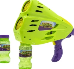 GAZILLION - PISTOLET DOUBLE BUBBLE BLASTER AVEC RECHARGE 237 ML