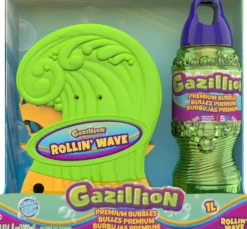 GAZILLON - PACK MACHINE A BULLES ROLLIN WAVE ET 1 L DE SOLUTION