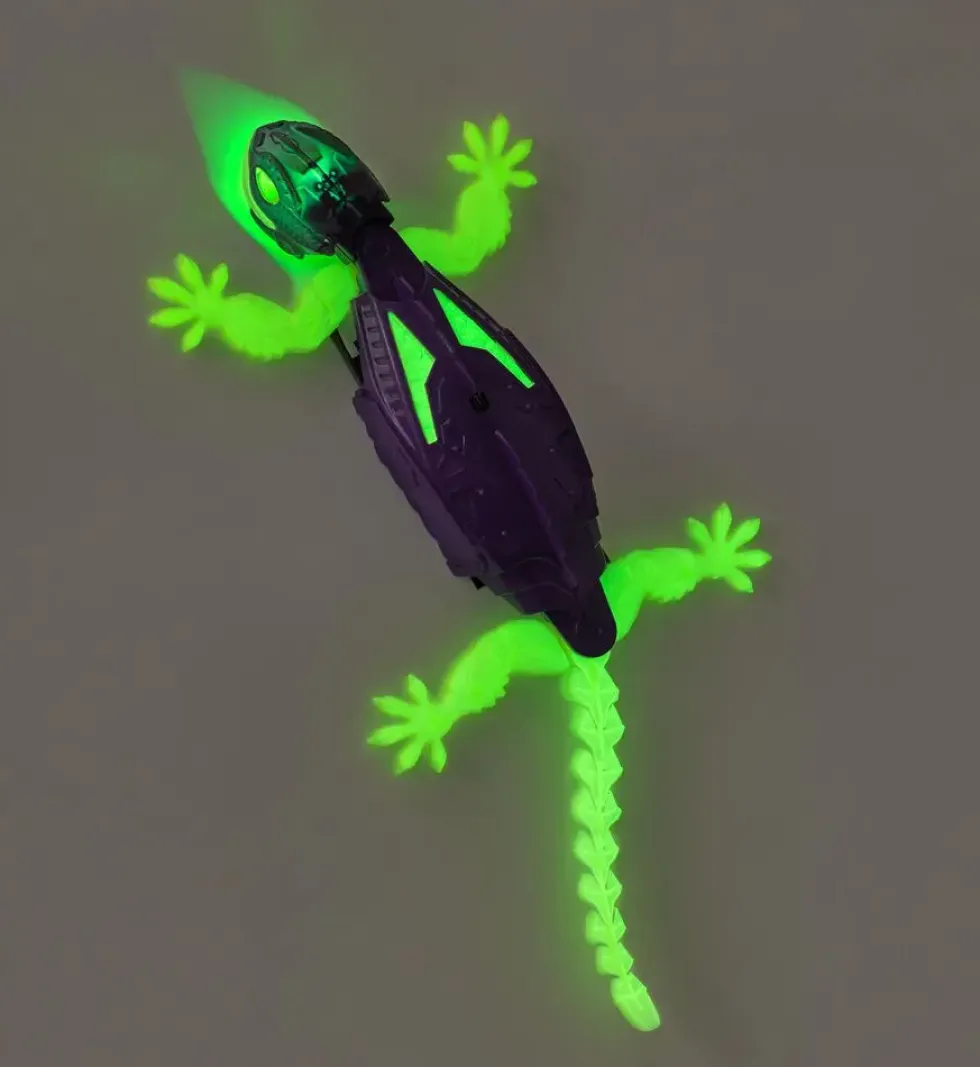 GECKO GLOW IN THE DARK HEX BOTS