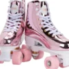 GEM SKATES - PATINS A ROULETTES QUAD ROLLER - HOLO ROSE - L 39-42