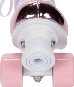 GEM SKATES - PATINS A ROULETTES QUAD ROLLER - HOLO ROSE - L 39-42