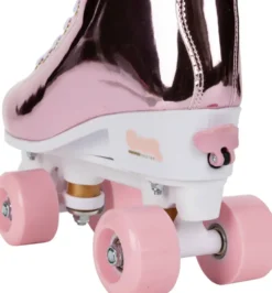 GEM SKATES - PATINS A ROULETTES QUAD ROLLER - HOLO ROSE - L 39-42