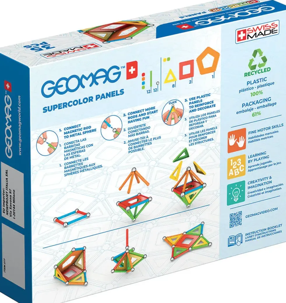 GEOMAG - PANELS SUPERCOLOR ECOFRIENDLY - 35 PIECES