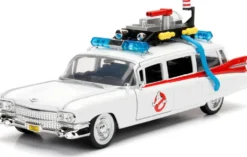 1/24 GHOSTBUSTERS VOITURE CADILLAC ECTO-1 WHITE HOLLYWOOD RIDES 1959