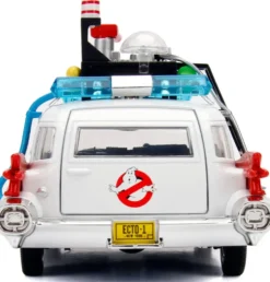 1/24 GHOSTBUSTERS VOITURE CADILLAC ECTO-1 WHITE HOLLYWOOD RIDES 1959