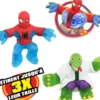 GOO JIT ZU - MARVEL - FIGURINES SPIDERMAN VS LE LEZARD 11CM