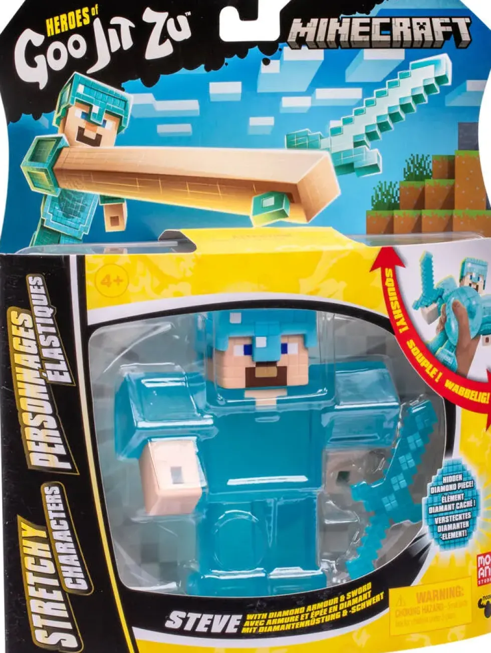 GOO JIT ZU- MINECRAFT - FIGURINE STEEVE 11 CM