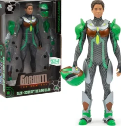 GORMITI - FIGURINE ARTICULEE DE 27 CM SCION AVEC ARMURE - TERRE