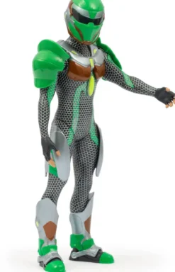 GORMITI - FIGURINE ARTICULEE DE 27 CM SCION AVEC ARMURE - TERRE