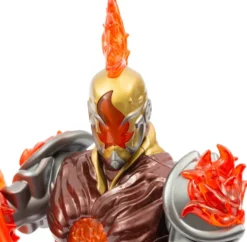 GORMITI - FIGURINE ARTICULEE DE 27 CM GORMITI AVEC ARME - FEU