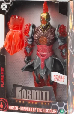 GORMITI - FIGURINE ARTICULEE DE 27 CM GORMITI AVEC ARME - FEU