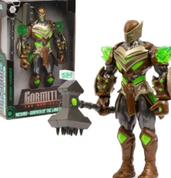 GORMITI - FIGURINE ARTICULEE DE 27 CM GORMITI AVEC ARME - TERRE