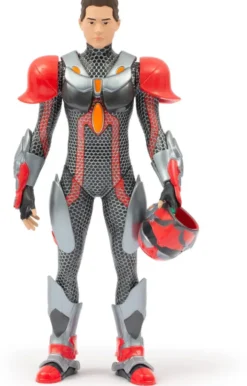 GORMITI - FIGURINE ARTICULEE DE 27 CM SCION AVEC ARMURE - FEU