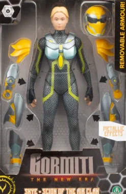 GORMITI - FIGURINE ARTICULEE DE 27 CM SCION AVEC ARMURE - AIR