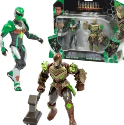 GORMITI - PACK 2 FIGURINES ARTICULEES DE 15 CM SION + GORMITI - TERRE