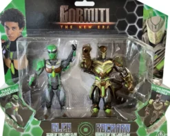 GORMITI - PACK 2 FIGURINES ARTICULEES DE 15 CM SION + GORMITI - TERRE