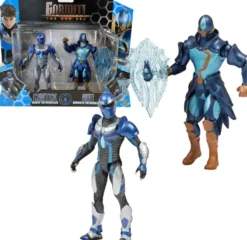 GORMITI - PACK 2 FIGURINES ARTICULEES DE 15 CM SION + GORMITI - EAU