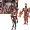 GORMITI - PACK 2 FIGURINES ARTICULEES DE 15 CM SION + GORMITI - FEU
