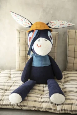 GRANDE PELUCHE ANE IGNACE 50 CM