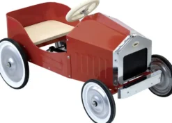 GRANDE VOITURE À PÉDALES ROUGE