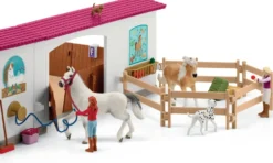 GRAND MANEGE EQUESTRE - FIGURINES ARTICULEES