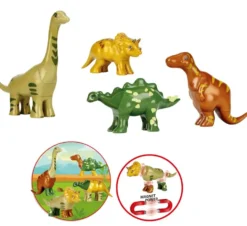4 GRANDS DINOSAURES MAGNETIQUES FUNNY PUZZLE